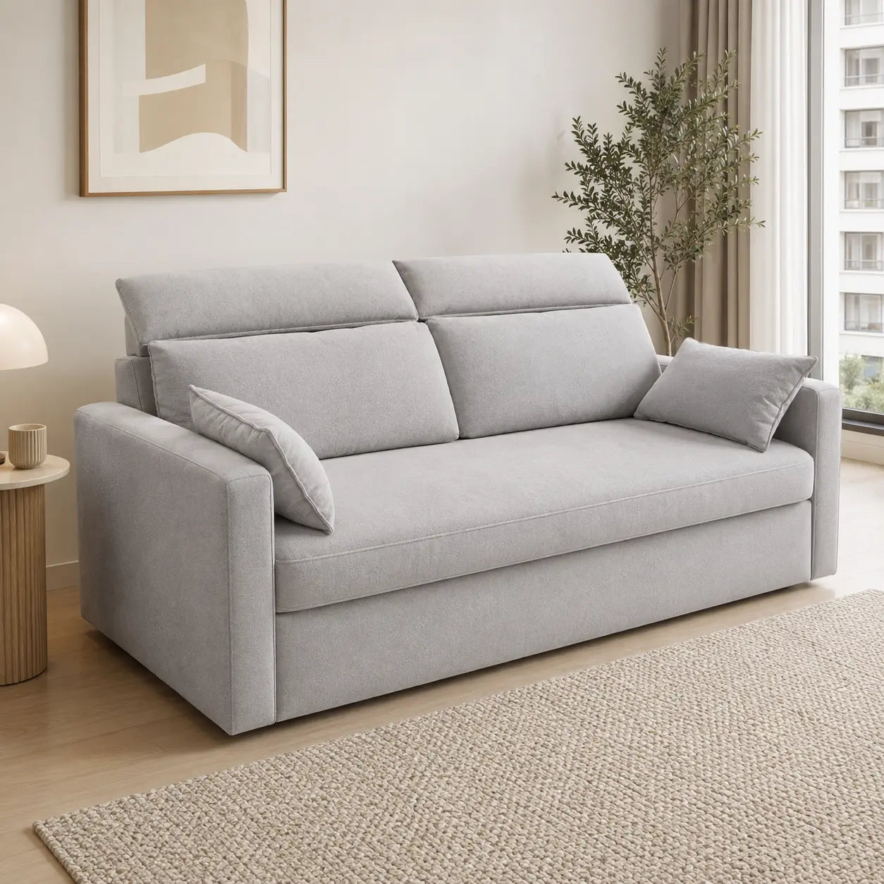 Esmorin Fabric Sofa Bed (Water Repellent & Pet Friendly)