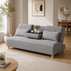 Demeran Fabric Sofa Bed (Water Repellent & Pet Friendly)