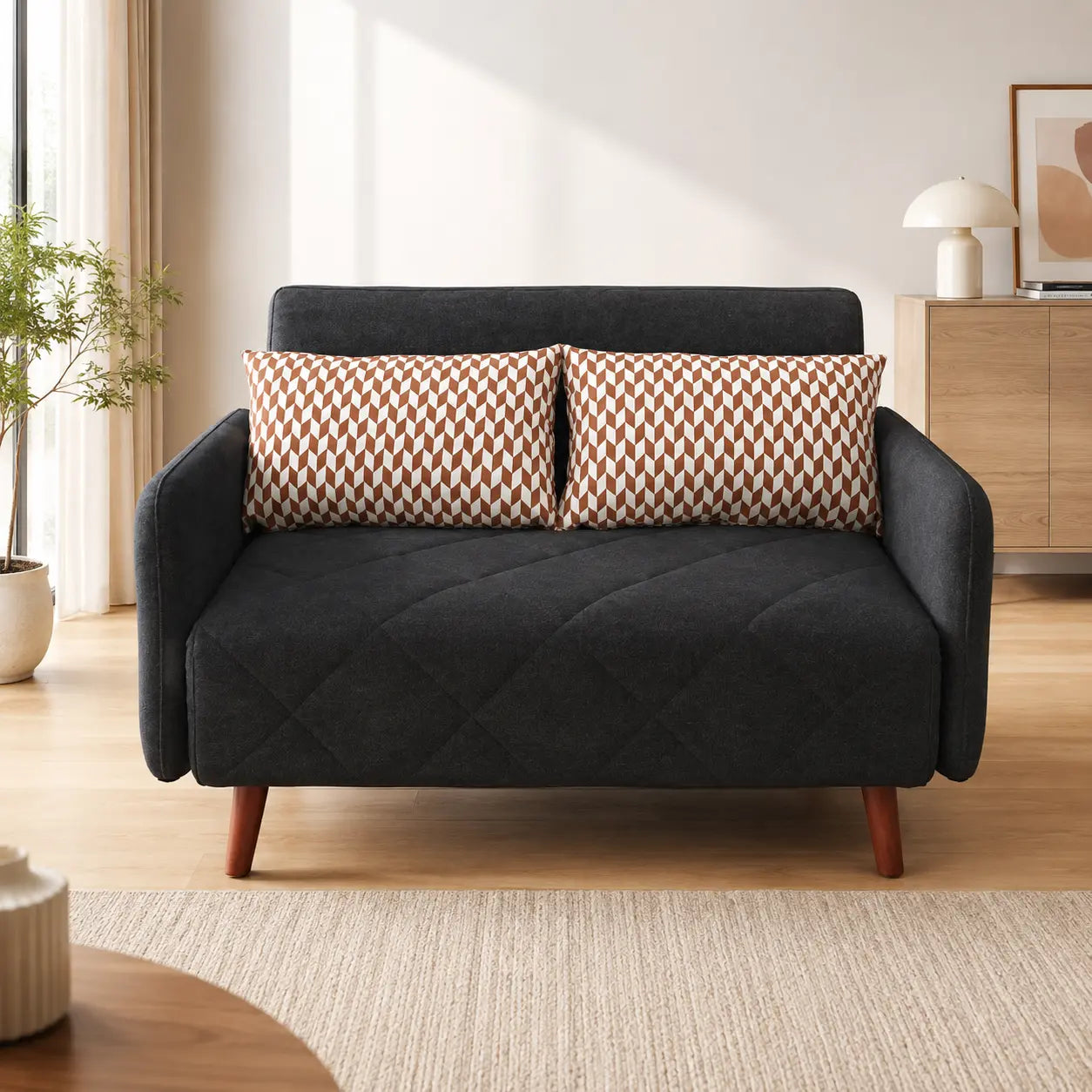 Neldora Fabric Sofa Bed (Water Repellent & Pet Friendly)