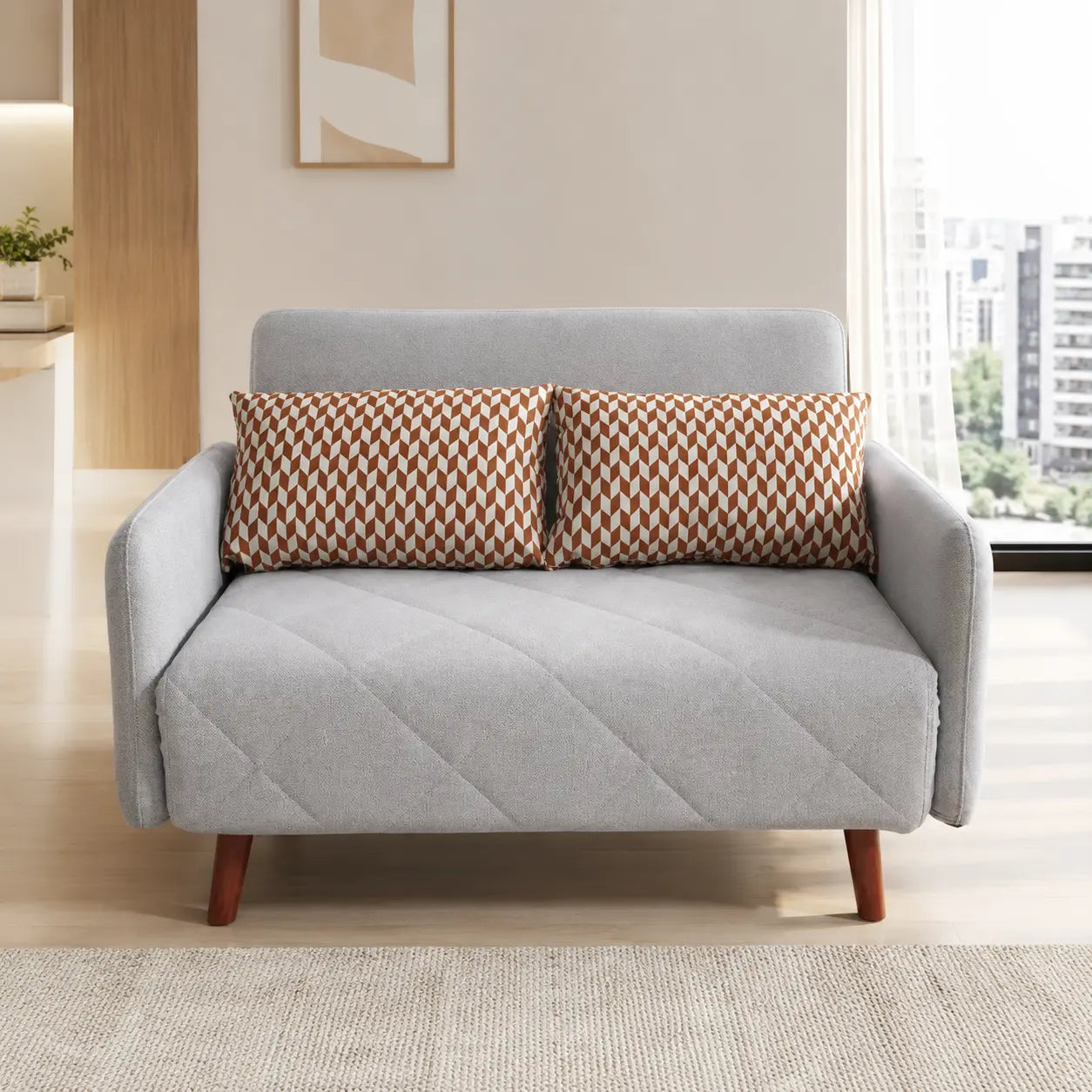 Neldora Fabric Sofa Bed (Water Repellent & Pet Friendly)