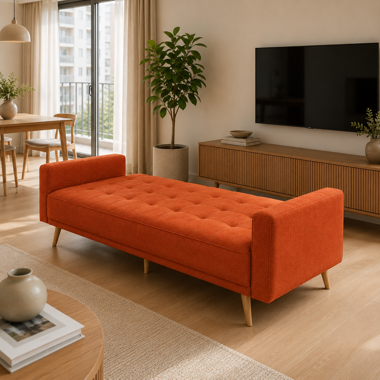 Cestrel Fabric Sofa Bed (Water Repellent & Pet Friendly)