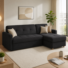 Seldrin Fabric Sofa Bed (Water Repellent & Pet Friendly)