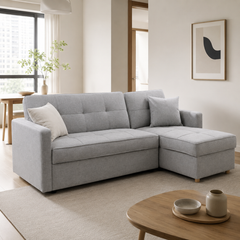 Seldrin Fabric Sofa Bed (Water Repellent & Pet Friendly)