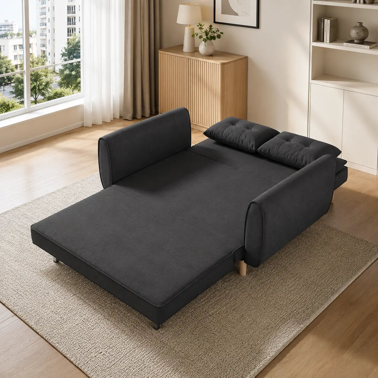 Mavren Fabric Sofa Bed (Water Repellent &amp; Pet Friendly)