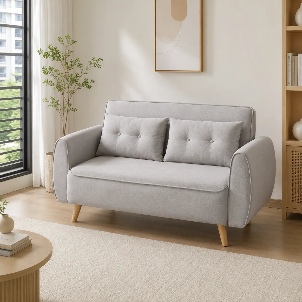 Mavren Fabric Sofa Bed (Water Repellent &amp; Pet Friendly)