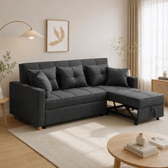 Javero Fabric Sofa Bed (Water Repellent &amp; Pet Friendly)