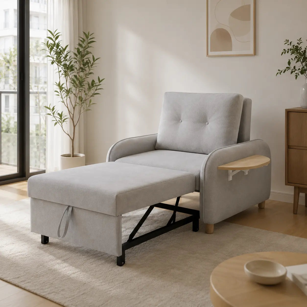 Briselle Fabric Sofa Bed (Water Repellent & Pet Friendly)