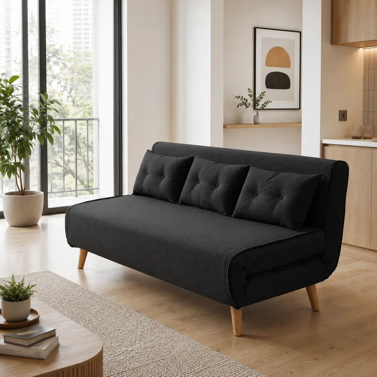 Pellaro Fabric Sofa Bed (Water Repellent & Pet Friendly)