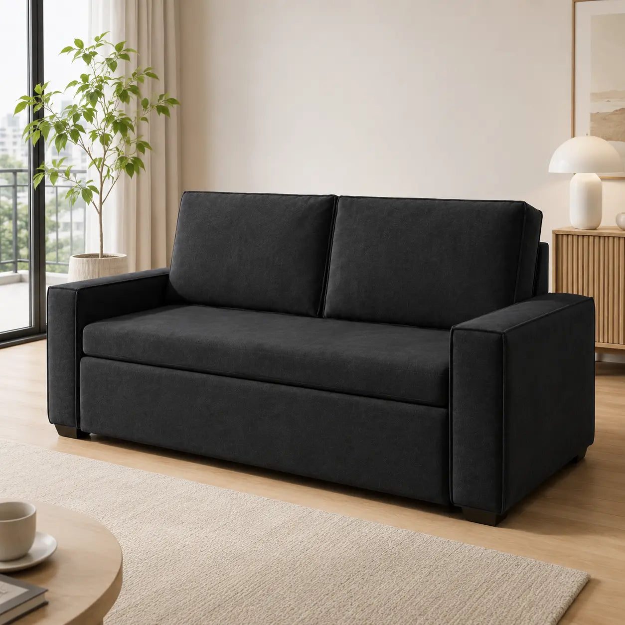 Mersano Fabric Sofa Bed (Water Repellent & Pet Friendly)
