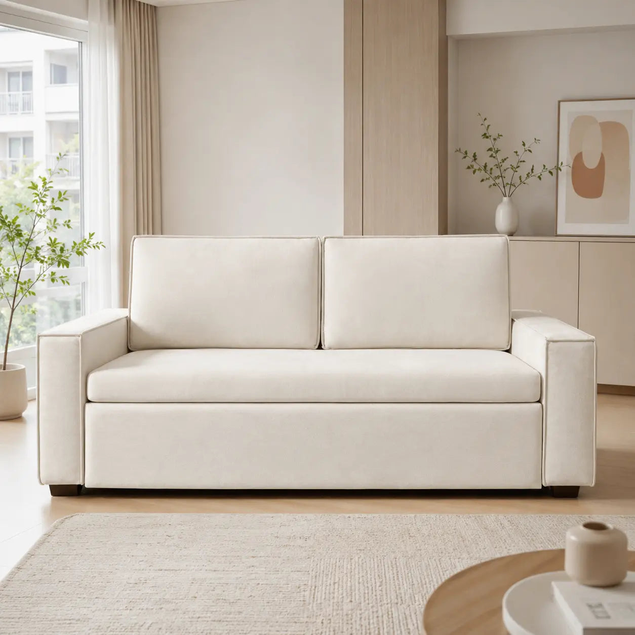 Mersano Fabric Sofa Bed (Water Repellent & Pet Friendly)