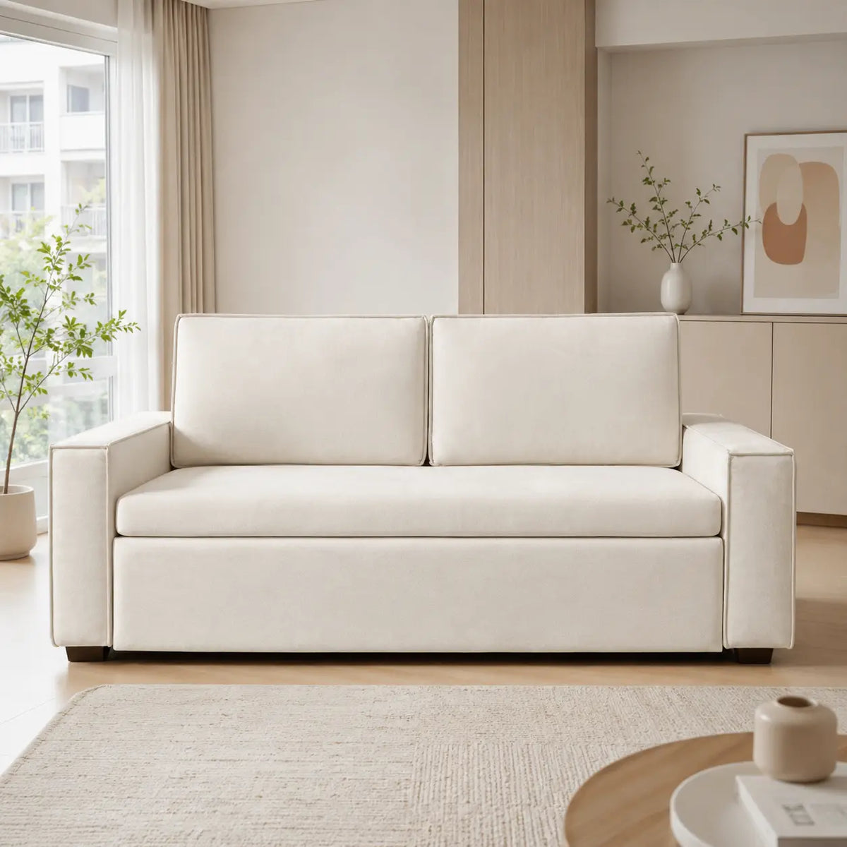 Mersano Fabric Sofa Bed (Water Repellent & Pet Friendly)