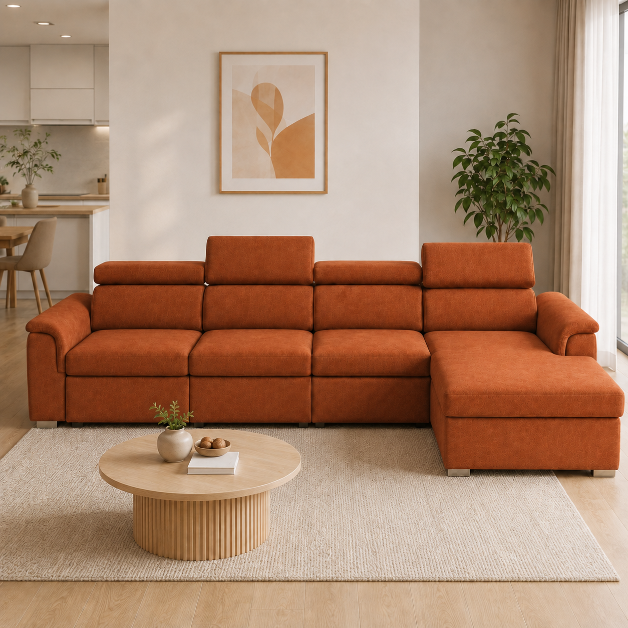 Brenique Fabric Sofa Bed (Water Repellent & Pet Friendly)