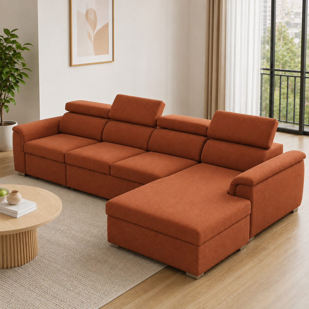 Brenique Fabric Sofa Bed (Water Repellent & Pet Friendly)