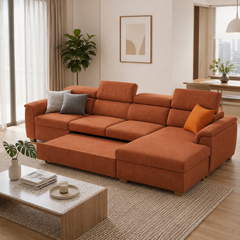 Brenique Fabric Sofa Bed (Water Repellent & Pet Friendly)