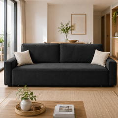 Pavero Fabric Sofa Bed (Water Repellent & Pet Friendly)