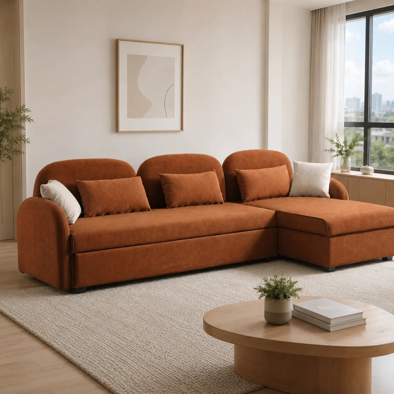 Tressan Fabric Sofa Bed (Water Repellent & Pet Friendly)