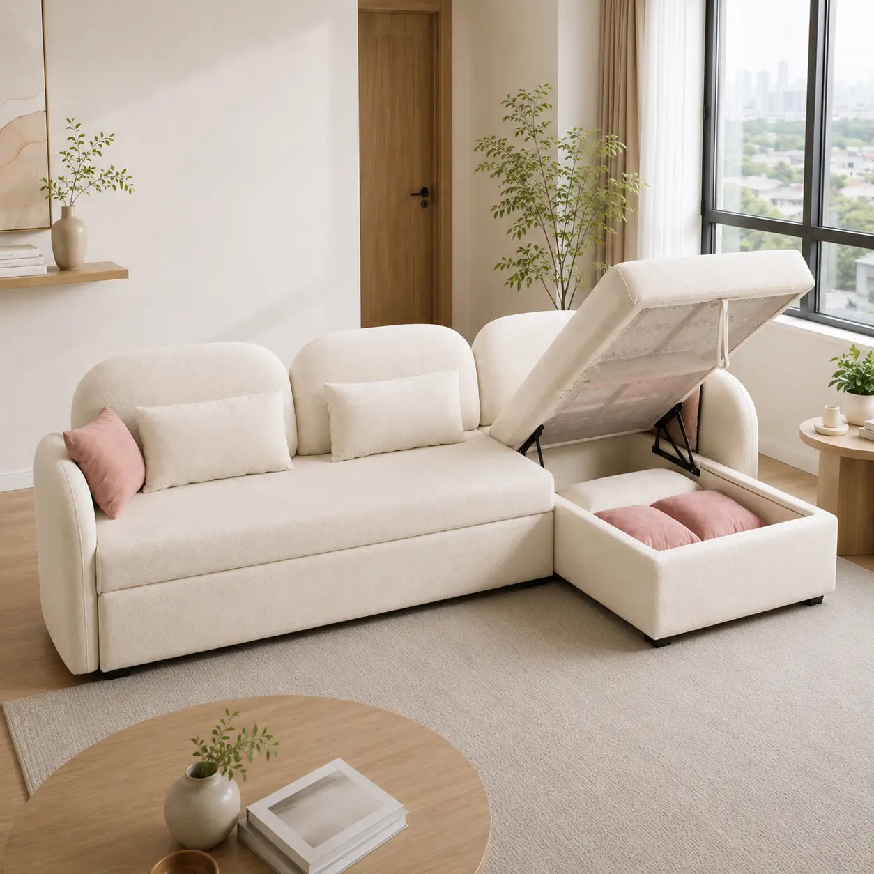 Tressan Fabric Sofa Bed (Water Repellent & Pet Friendly)