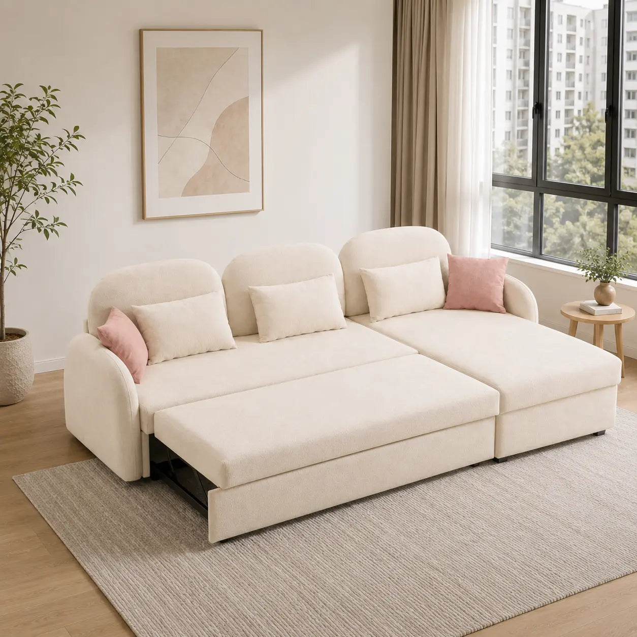 Tressan Fabric Sofa Bed (Water Repellent & Pet Friendly)