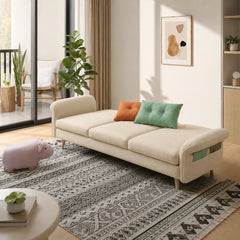 Nerelle Fabric Sofa Bed (Water Repellent & Pet Friendly)
