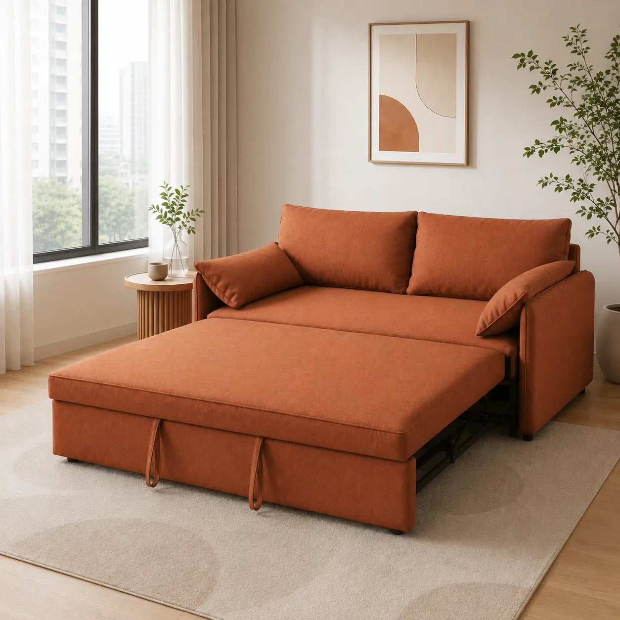 Karselle Fabric Sofa Bed (Water Repellent & Pet Friendly)