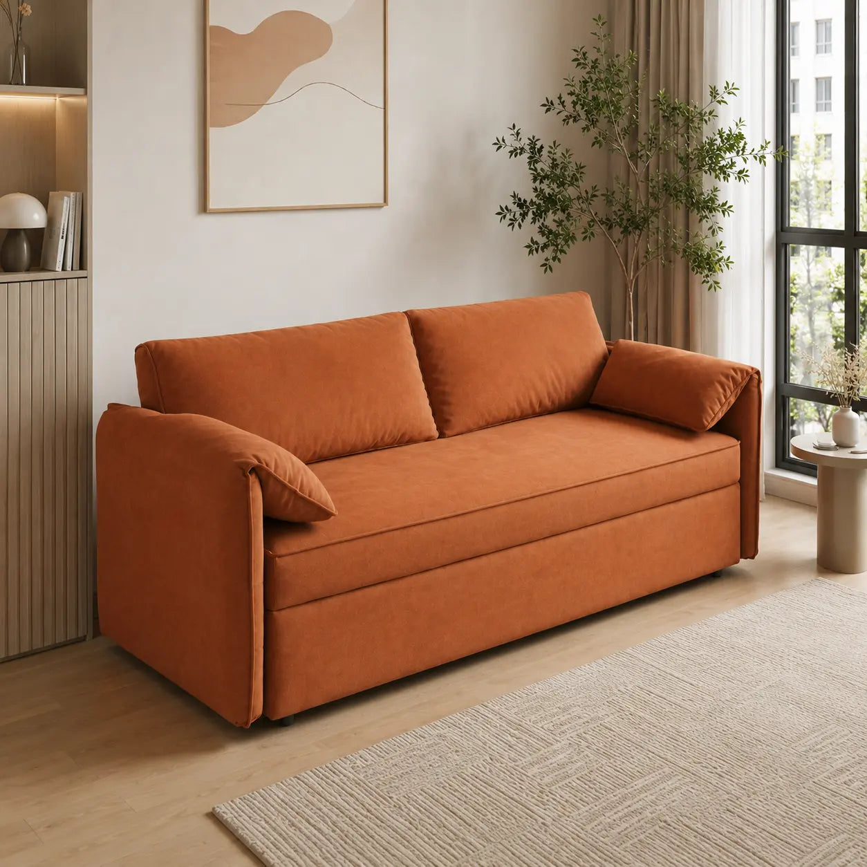Karselle Fabric Sofa Bed (Water Repellent & Pet Friendly)