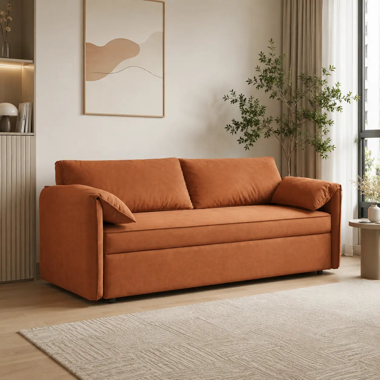 Karselle Fabric Sofa Bed (Water Repellent & Pet Friendly)