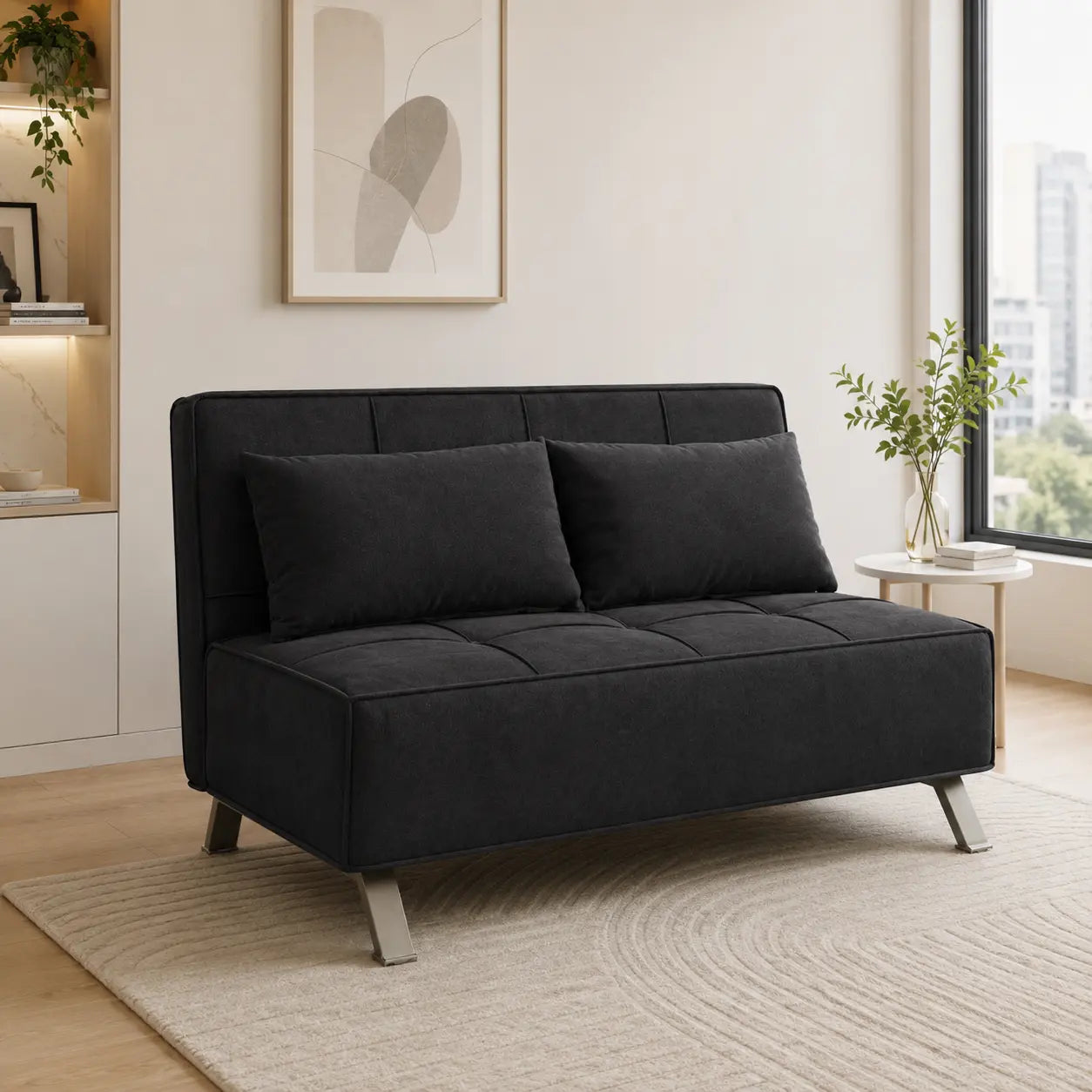 Viresto Fabric Sofa Bed (Water Repellent & Pet Friendly)