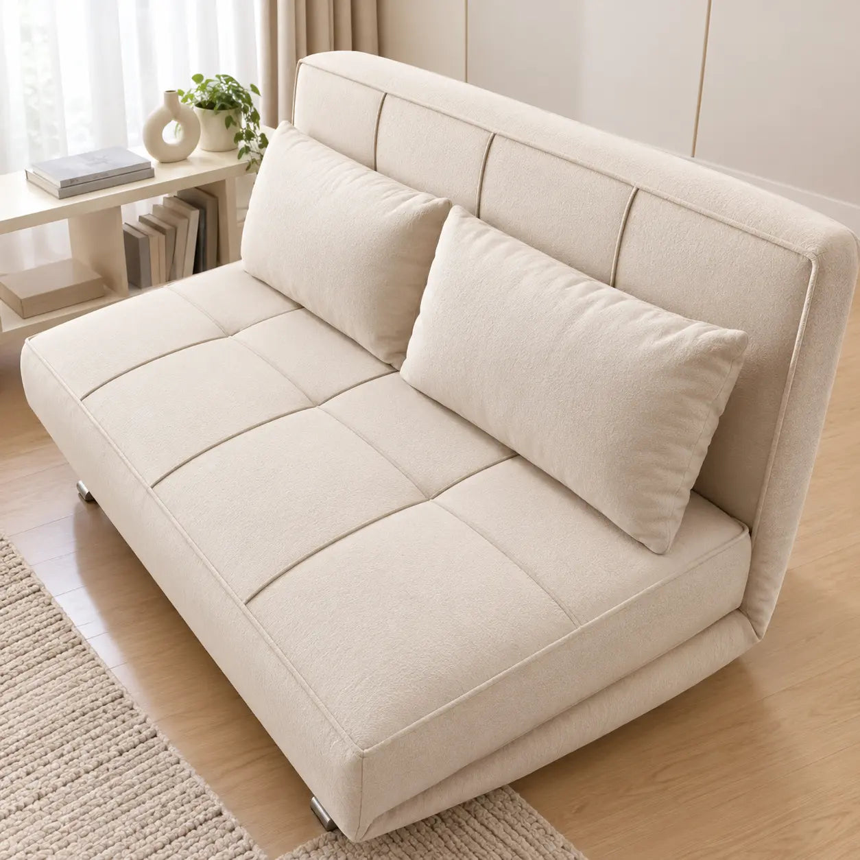Viresto Fabric Sofa Bed (Water Repellent & Pet Friendly)