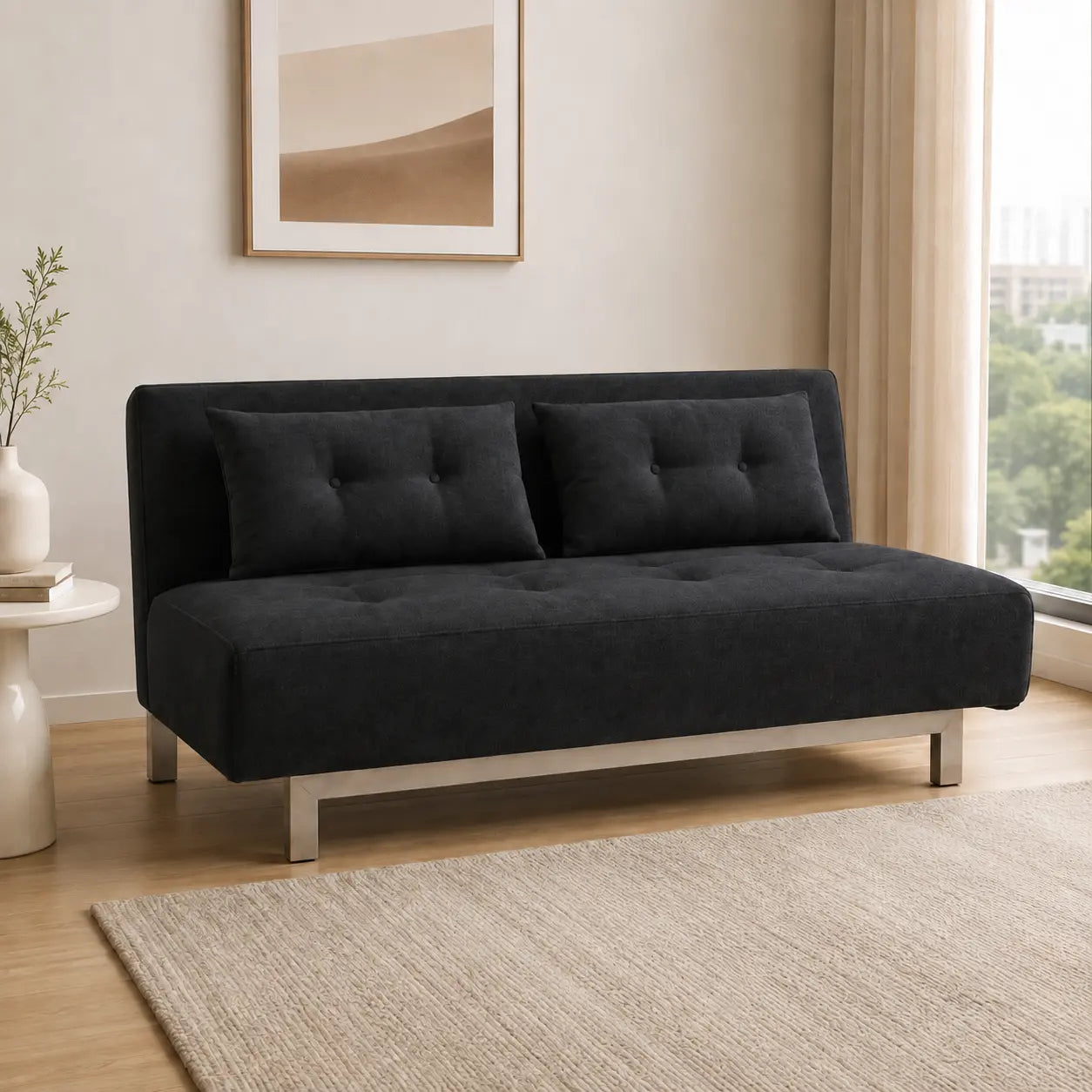 Aldorin Fabric Sofa Bed (Water Repellent & Pet Friendly)