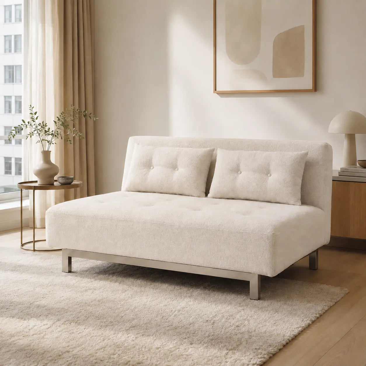 Aldorin Fabric Sofa Bed (Water Repellent & Pet Friendly)