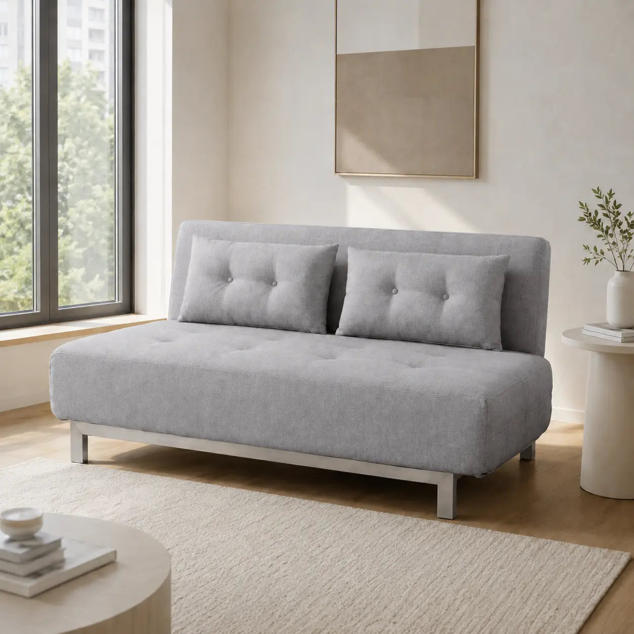 Aldorin Fabric Sofa Bed (Water Repellent & Pet Friendly)