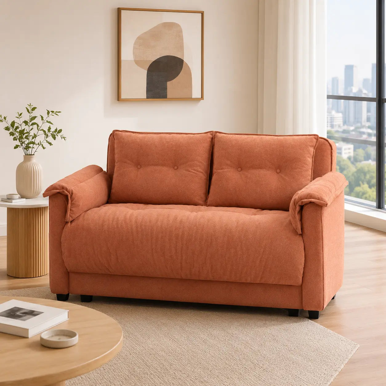 Faldris Fabric Sofa Bed (Water Repellent & Pet Friendly)