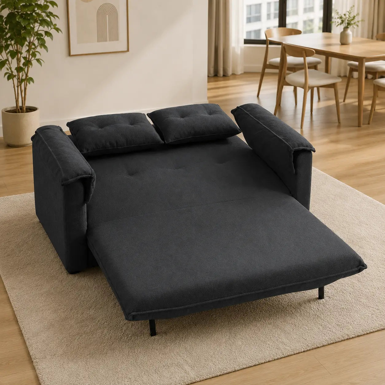 Faldris Fabric Sofa Bed (Water Repellent & Pet Friendly)