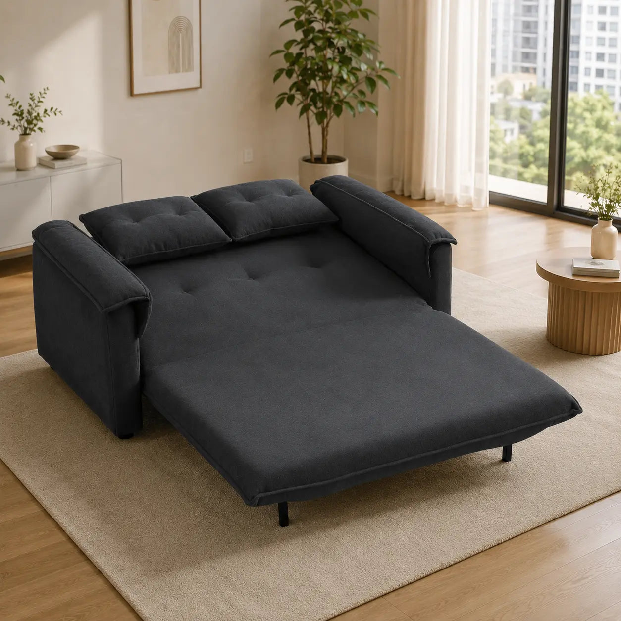 Faldris Fabric Sofa Bed (Water Repellent & Pet Friendly)