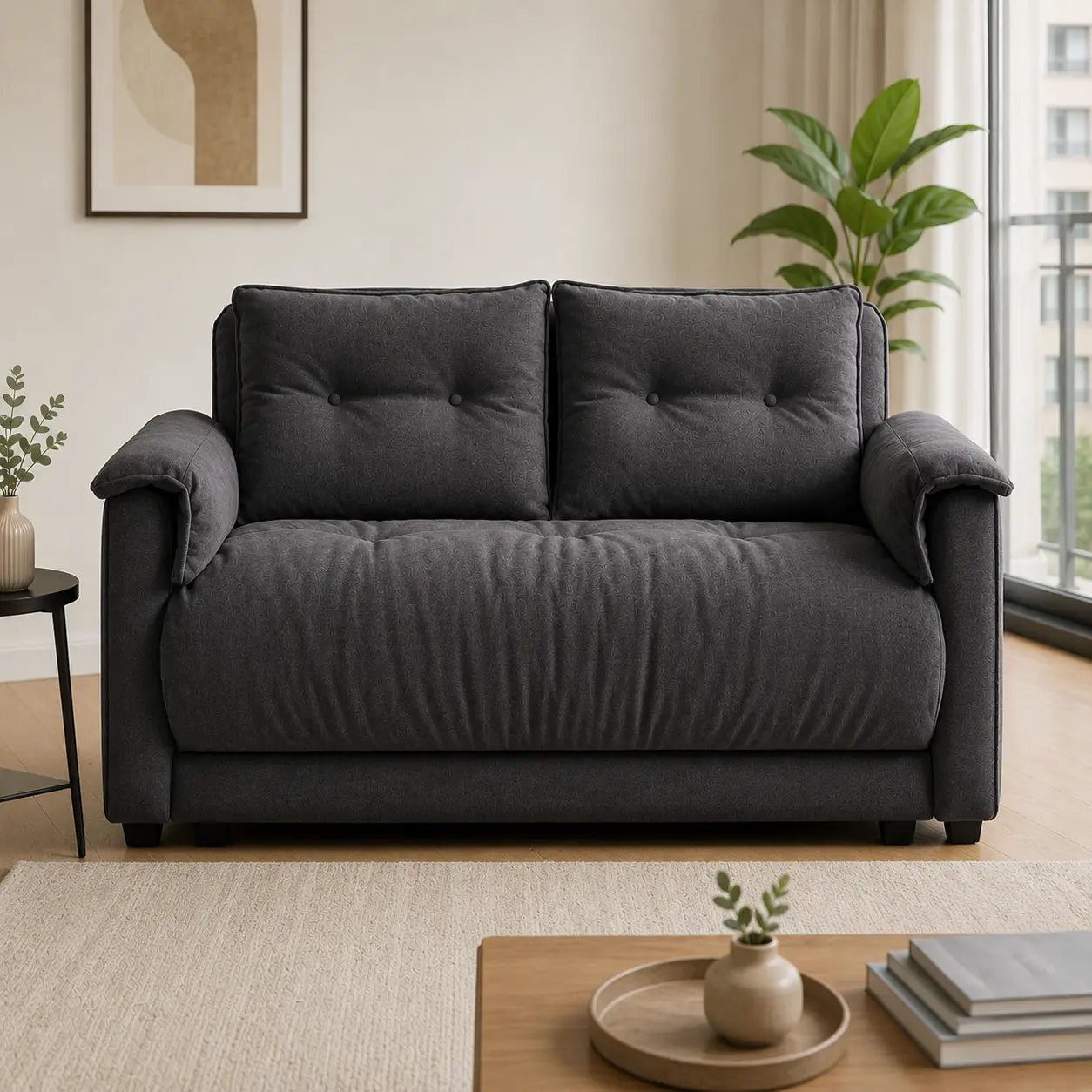 Faldris Fabric Sofa Bed (Water Repellent & Pet Friendly)