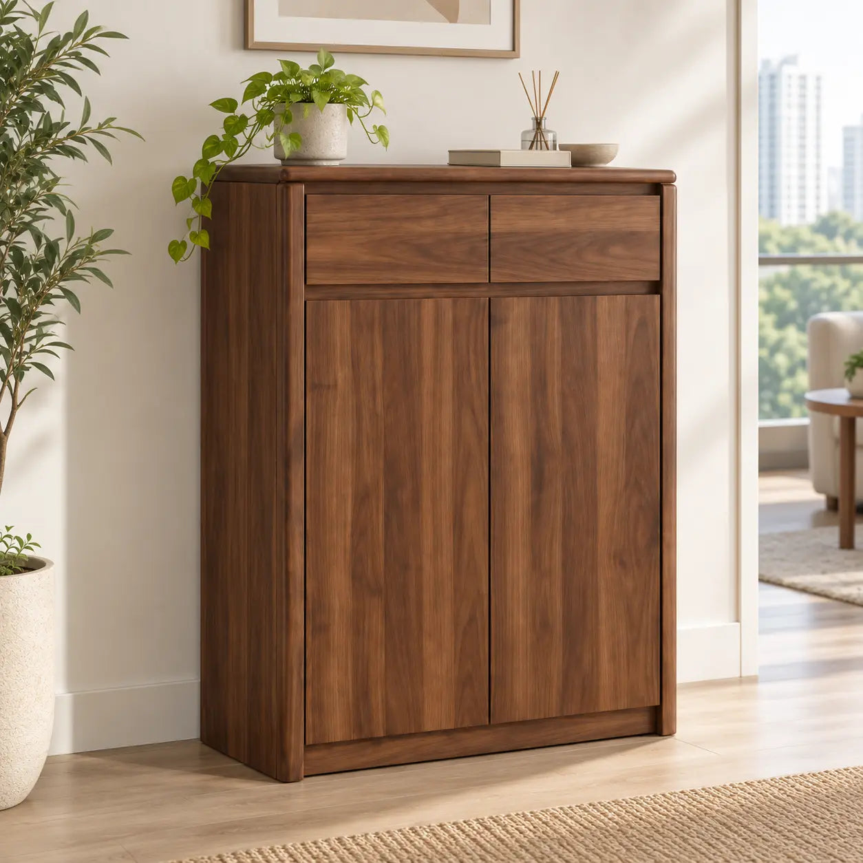 Velvona 2-Door Shoe Cabinet