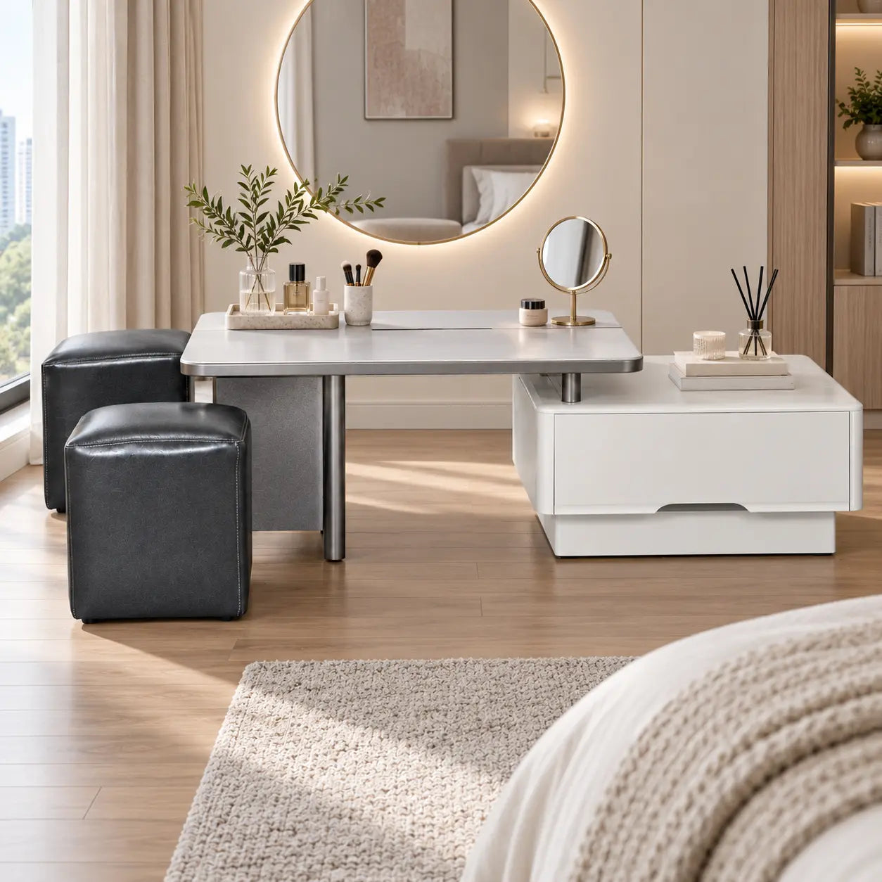 Noravia Extendable Dressing Table