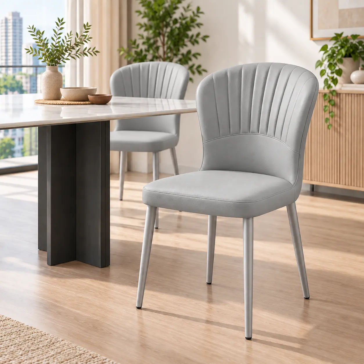 Bellcira Leather Dining Chair