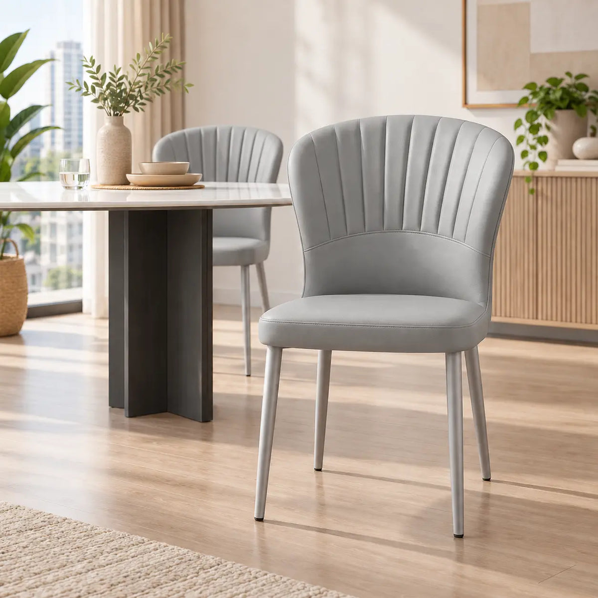 Bellcira Leather Dining Chair