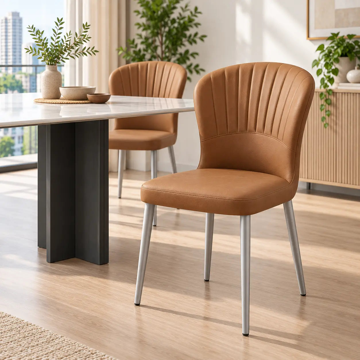 Bellcira Leather Dining Chair