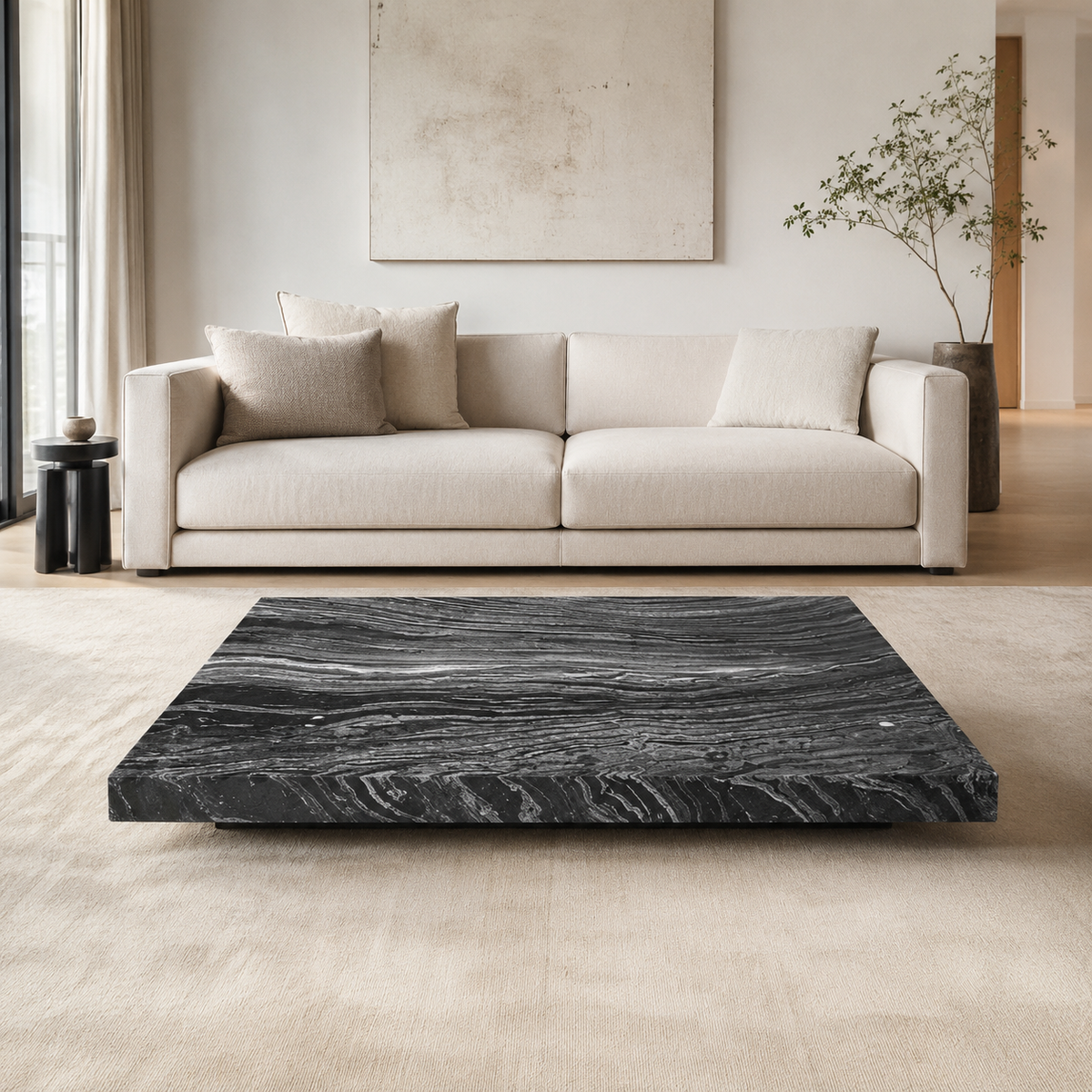 Bellorin Luxury Stone Box Coffee Table