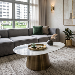 Xavelle Luxury Stone Beliy Coffee Table