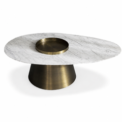 Xavelle Luxury Stone Beliy Coffee Table