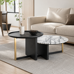 Mavienne Luxury Stone Fragrant Snow Plum Bangle Coffee Table