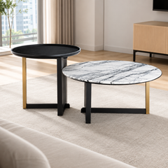 Mavienne Luxury Stone Fragrant Snow Plum Bangle Coffee Table