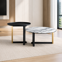 Mavienne Luxury Stone Fragrant Snow Plum Bangle Coffee Table
