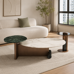 Marovelle Luxury Stone Theater Coffee Table