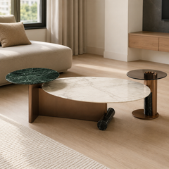 Marovelle Luxury Stone Theater Coffee Table