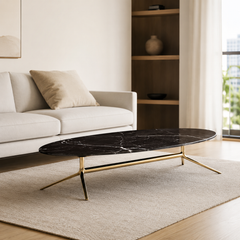 Oravelle Luxury Stone Amber Coffee Table