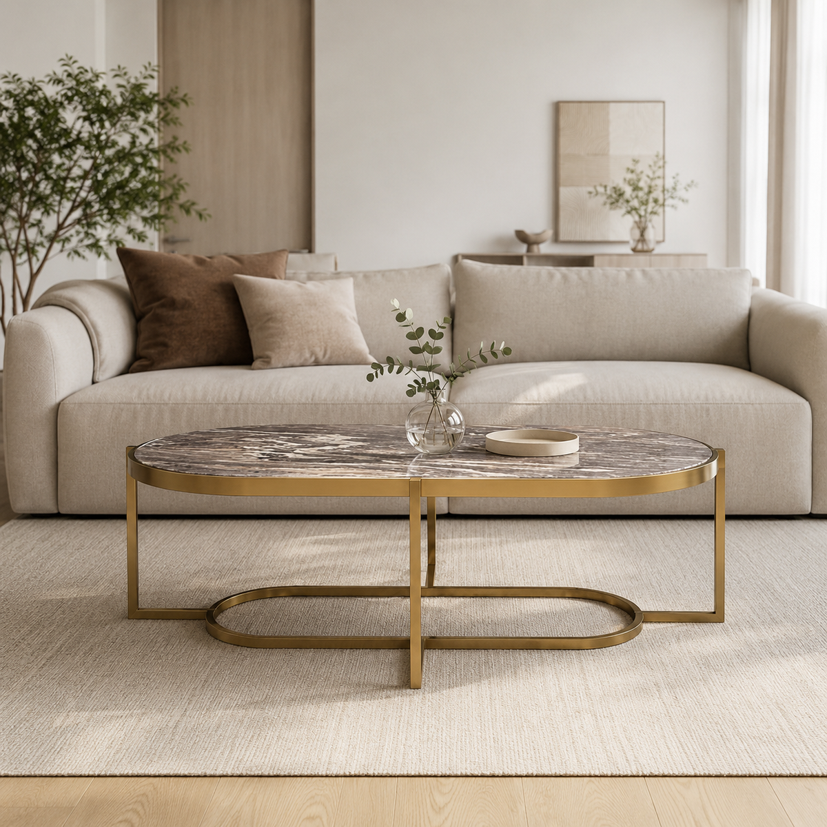 Pavienne Luxury Stone Chirame Coffee Table